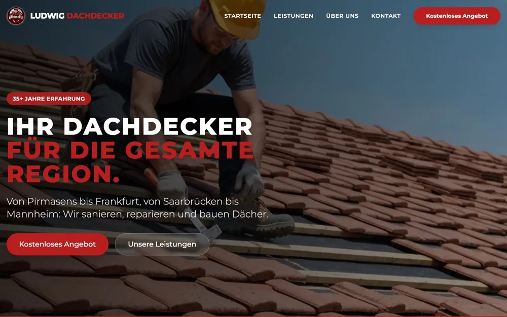 Startseite von Ludwig Dachdecker