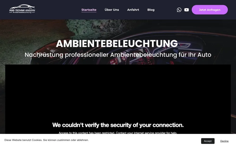 Startseite von RGB Technik Angorn