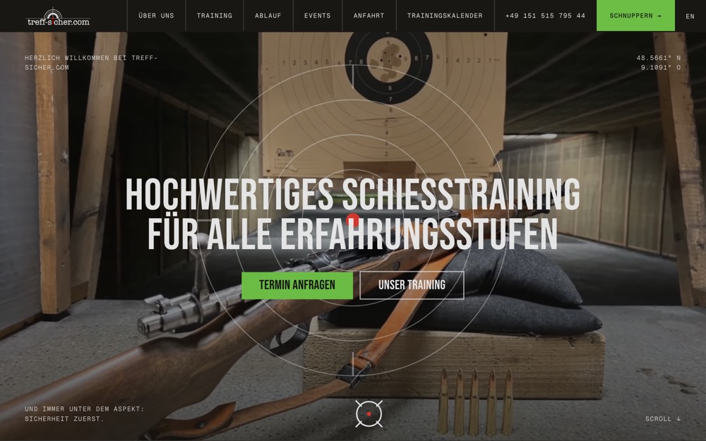 Startseite von Treff-Sicher